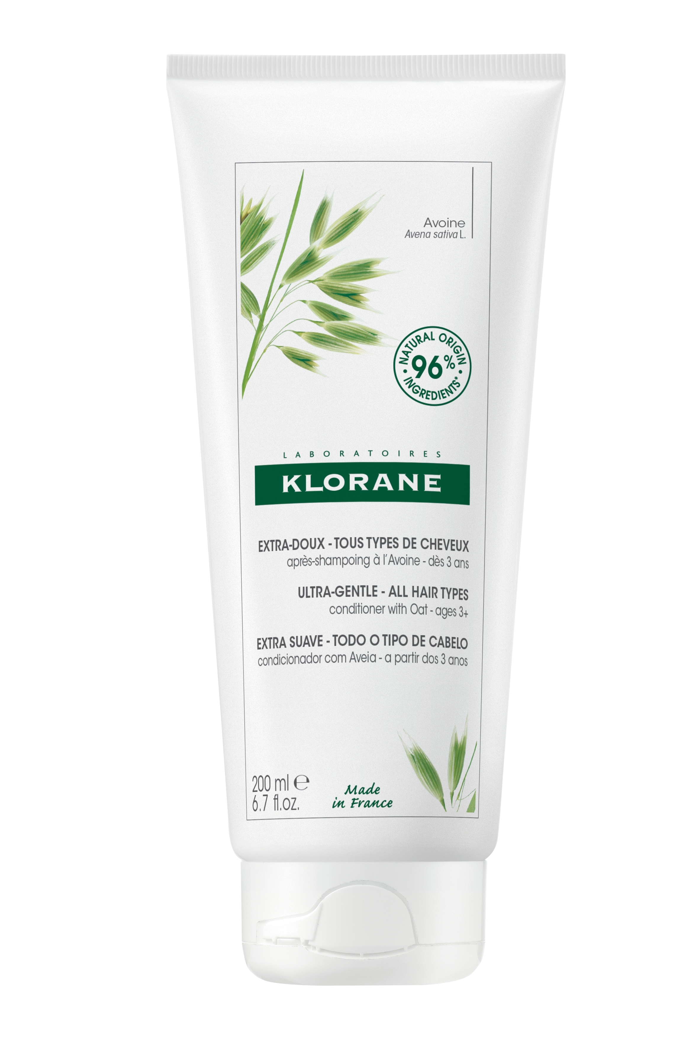 Soin après-shampoing Extra-doux au lait d’Avoine - 200ml