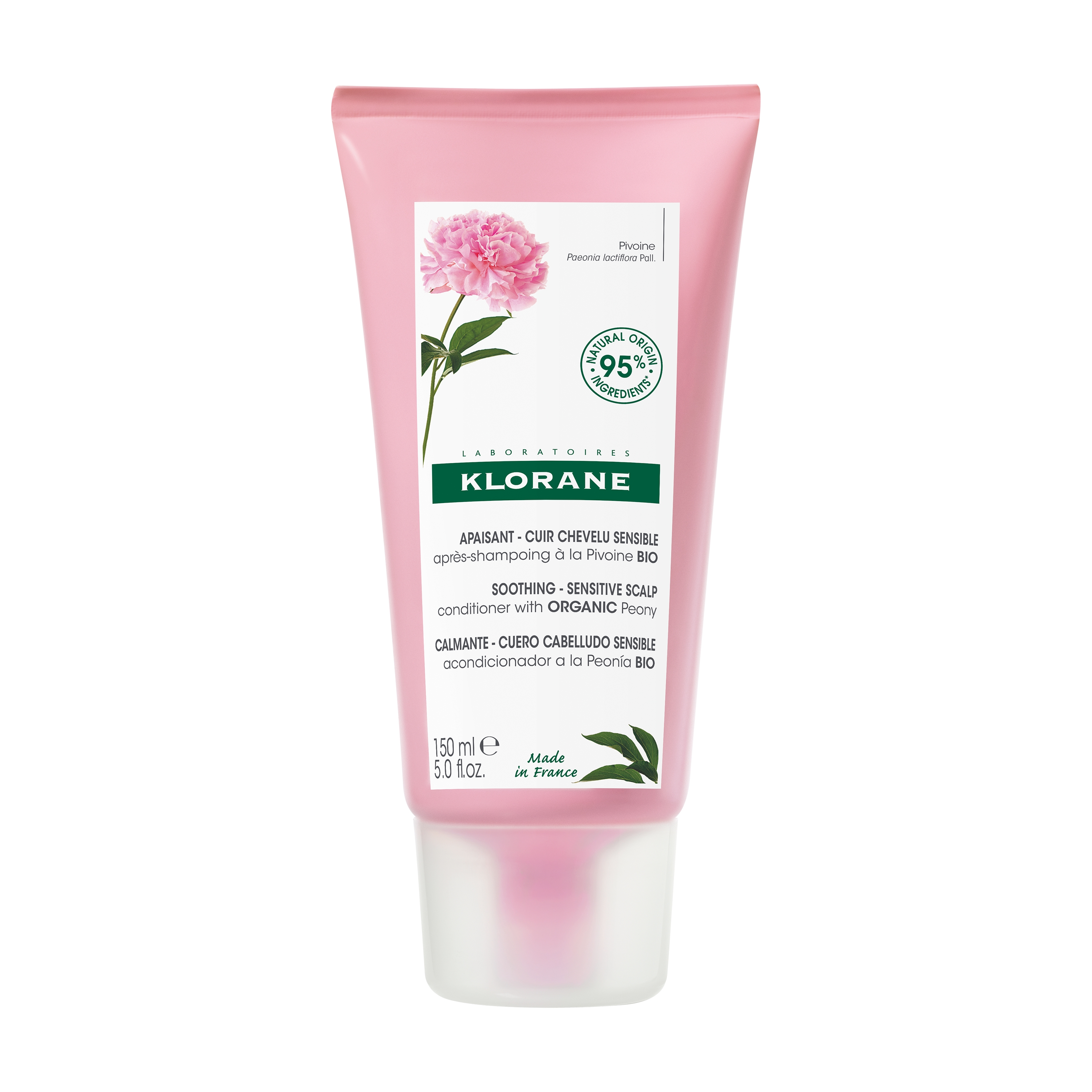 Après shampoing Apaisant Et Anti irritant À La Pivoine Klorane Le Flacon De 150ml