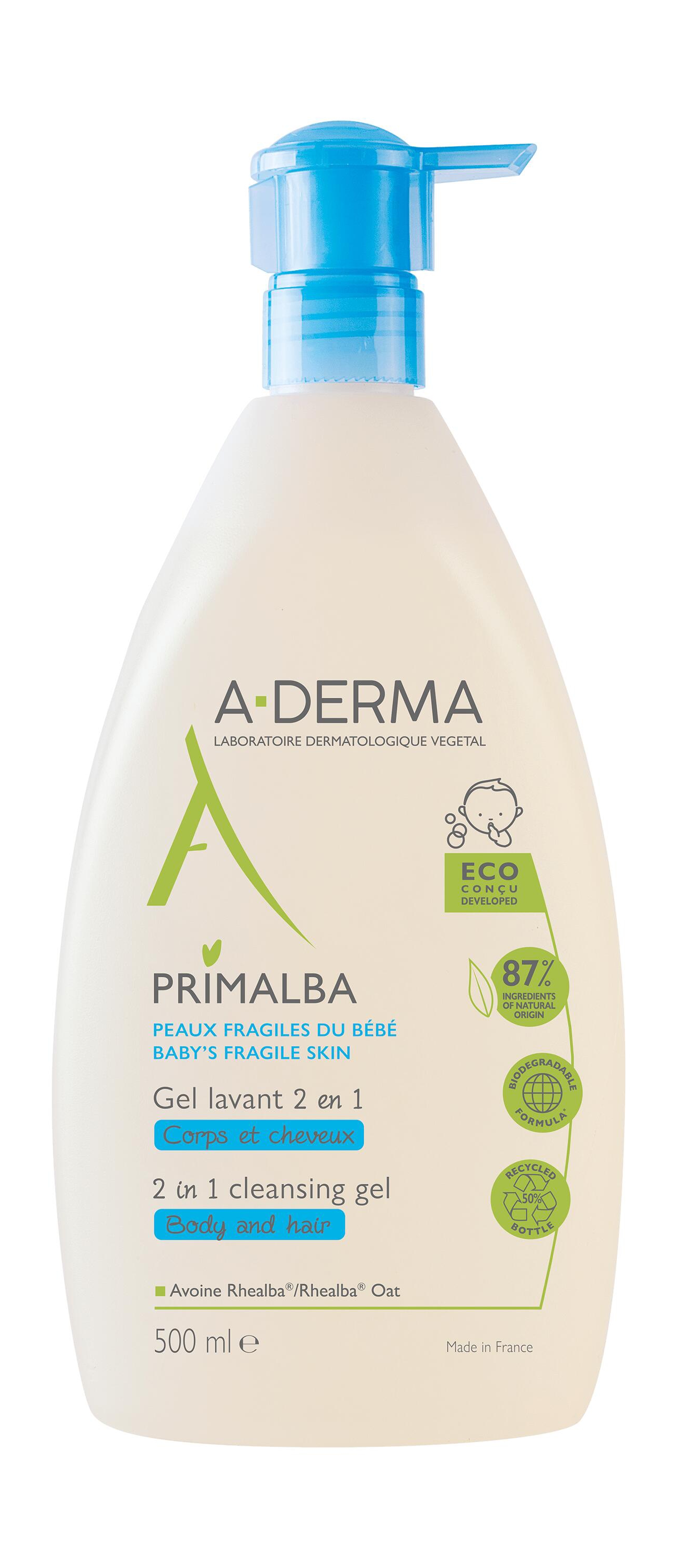 Gel lavant douceur bébé 2 en1 corps et cheveux 500ml