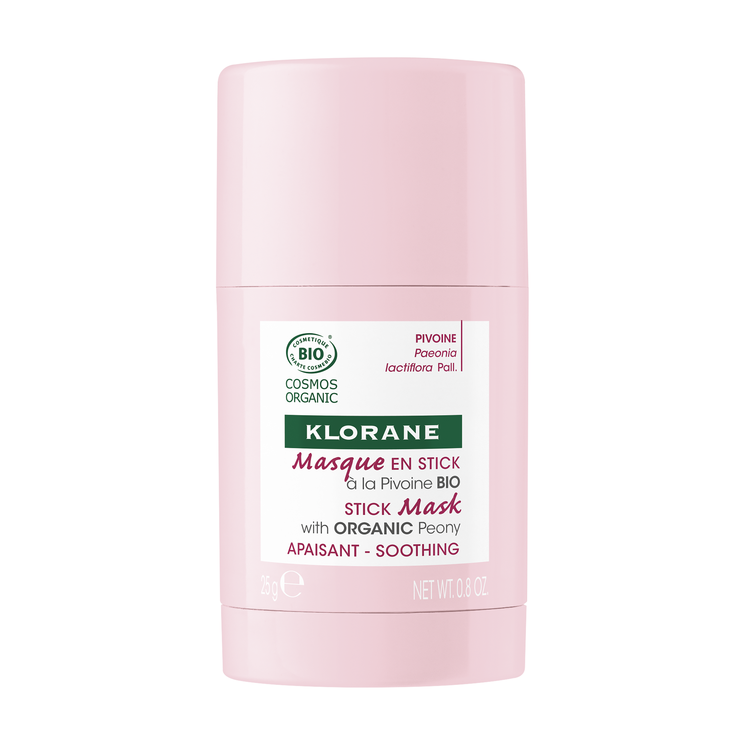 Pivoine Visage - Masque en stick apaisant à la Pivoine BIO Peaux sensibles 25g