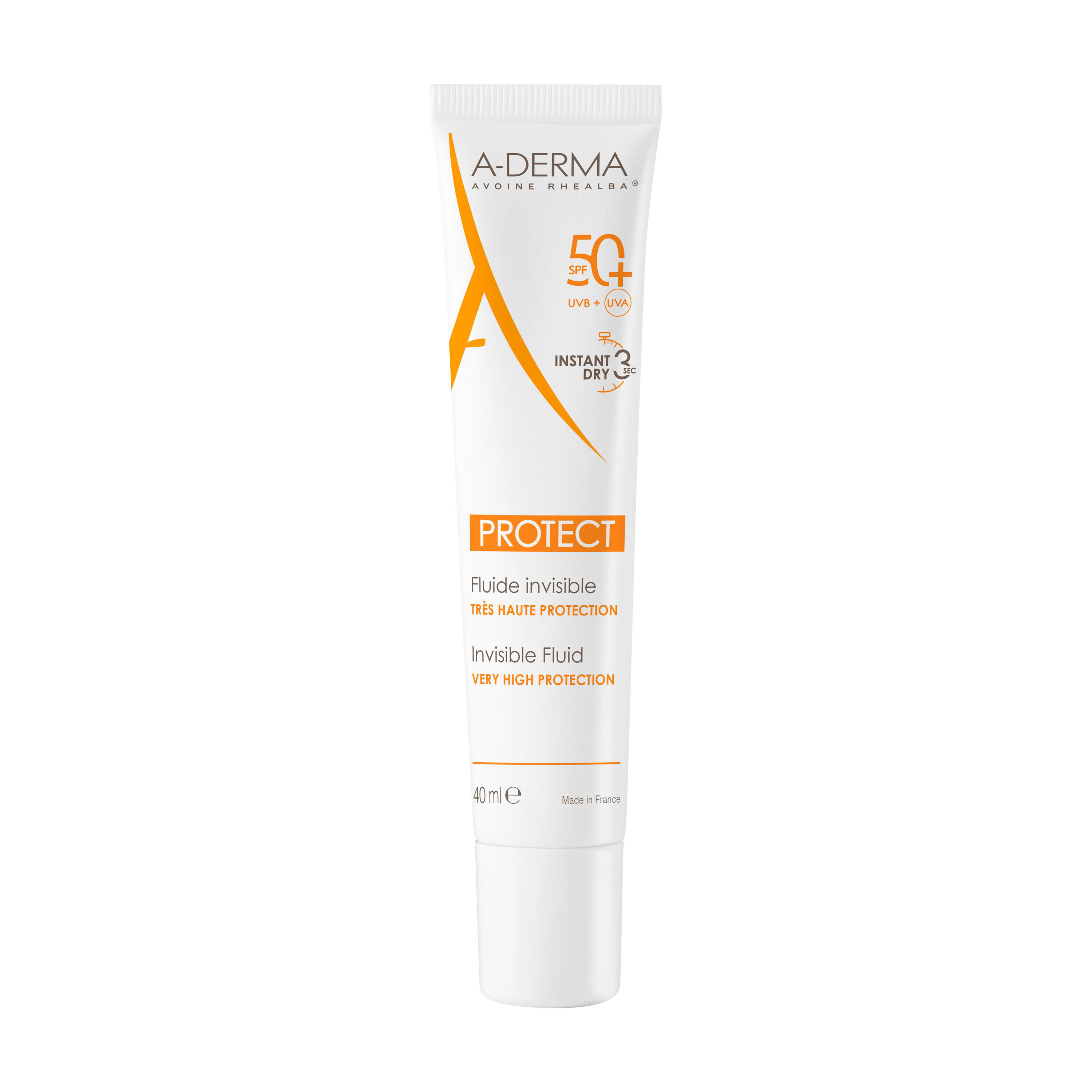 Fluide solaire visage invisible spf50+ 40ml
