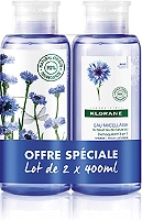 Eau micellaire nettoyante au Bleuet BIO - Visage, Yeux et lèvres - 2X400ml
