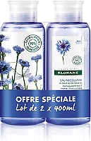 Eau micellaire nettoyante au Bleuet BIO - Visage, Yeux et lèvres - 2X400ml