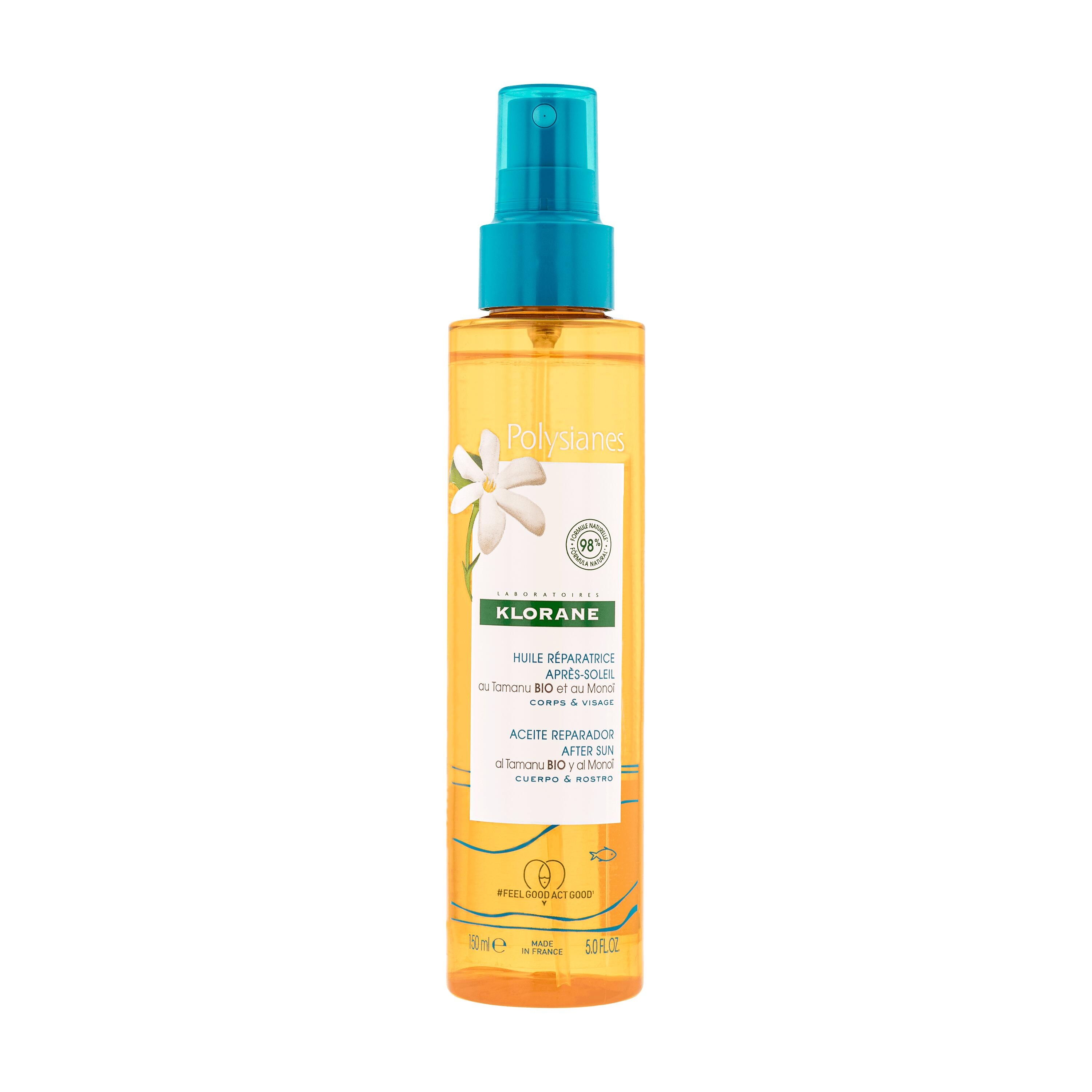 Huile réparatrice après-soleil au Tamanu BIO et Monoï - Visage et Corps 150ml