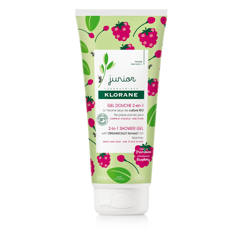 Gel douche 2-en-1 à l’Avoine BIO & Framboise - Enfant 200ml