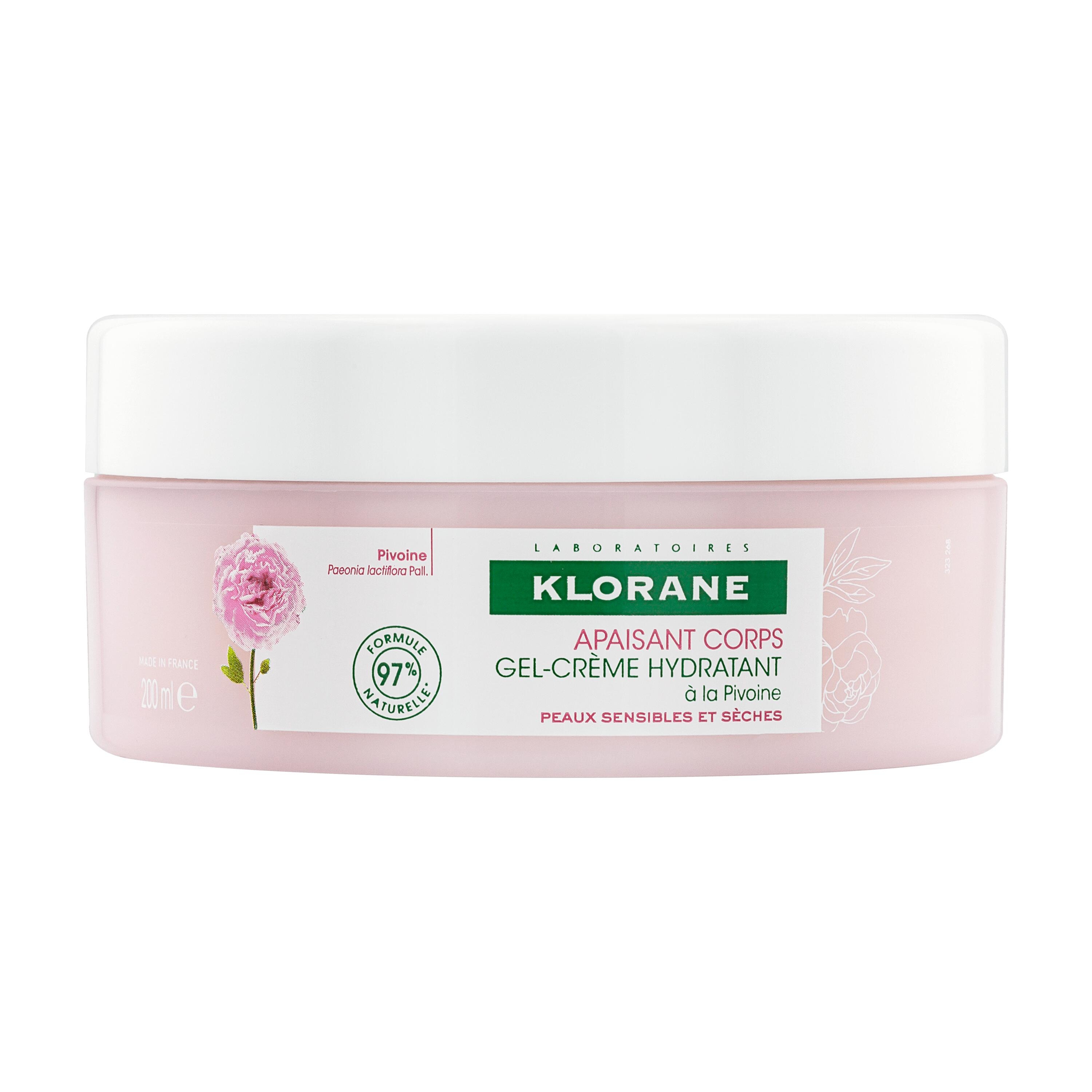 Gel-crème Hydratant apaisant à la Pivoine - Peaux sensibles 200ml