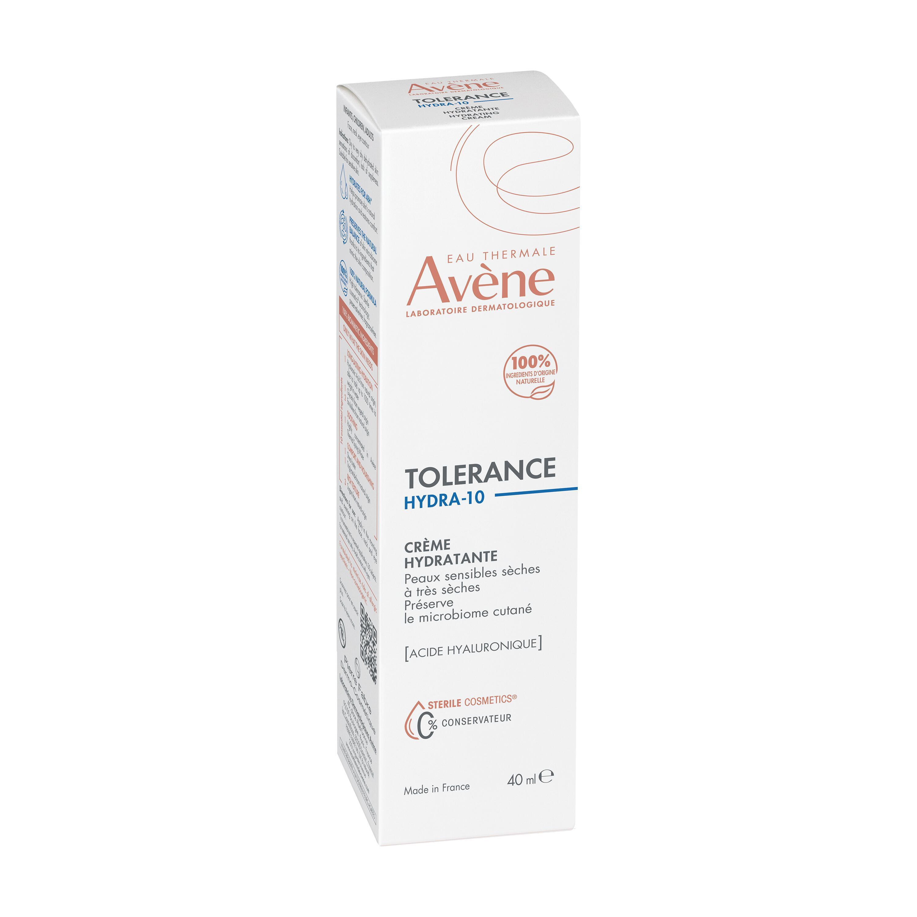 Tolérance Hydra 10 Crème Hydratante Peaux sensibles sèches à très sèches 40ml