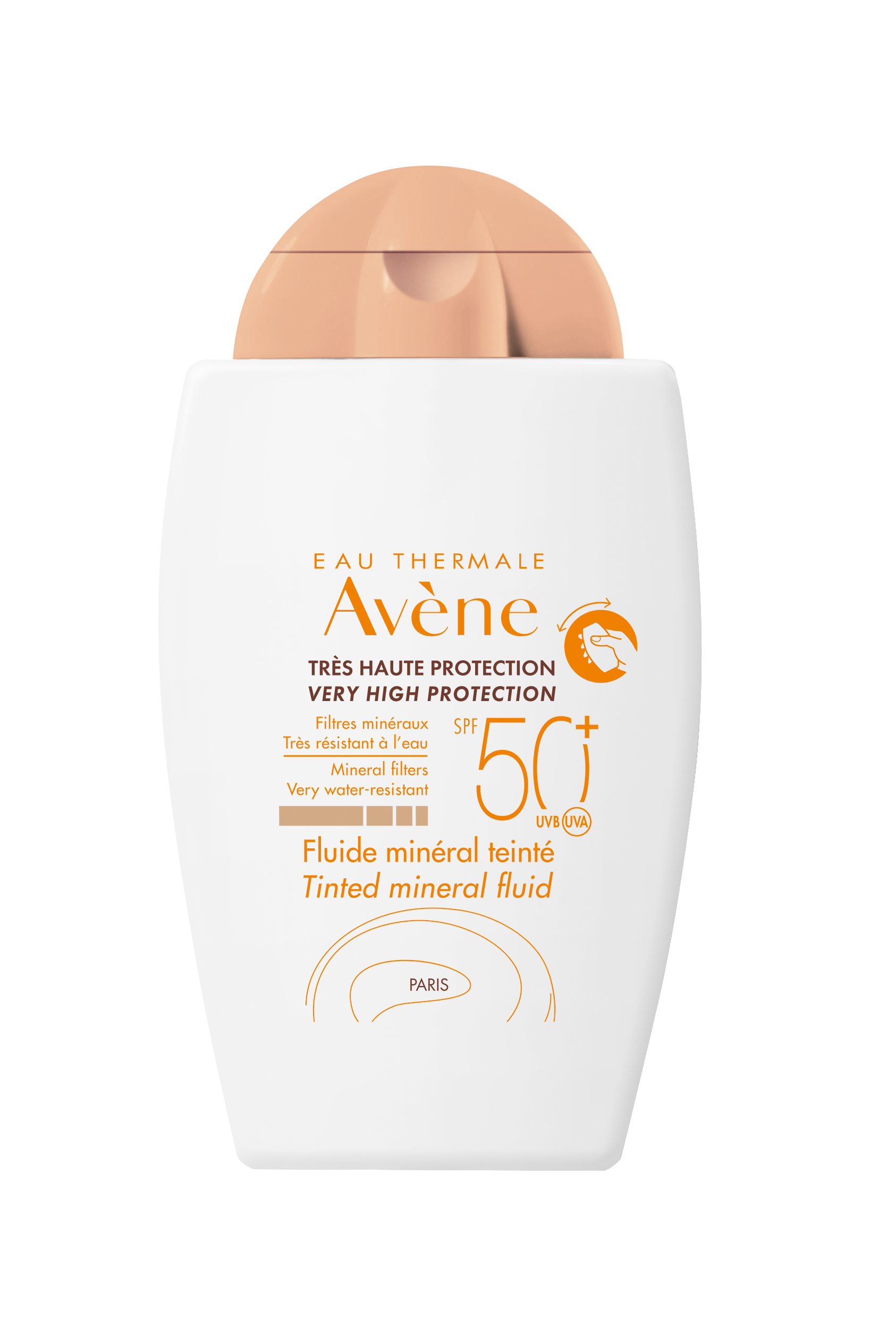 Eau Thermale Avène - Solaire - Fluide minéral teinté SPF 50+ 40 ml