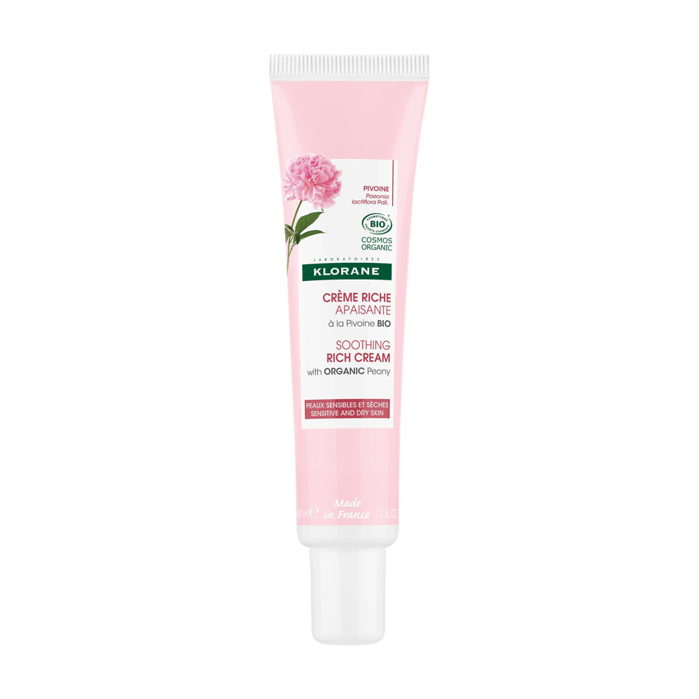 Pivoine Visage - Crème riche apaisante à la Pivoine BIO Peaux sensibles tube 40ml