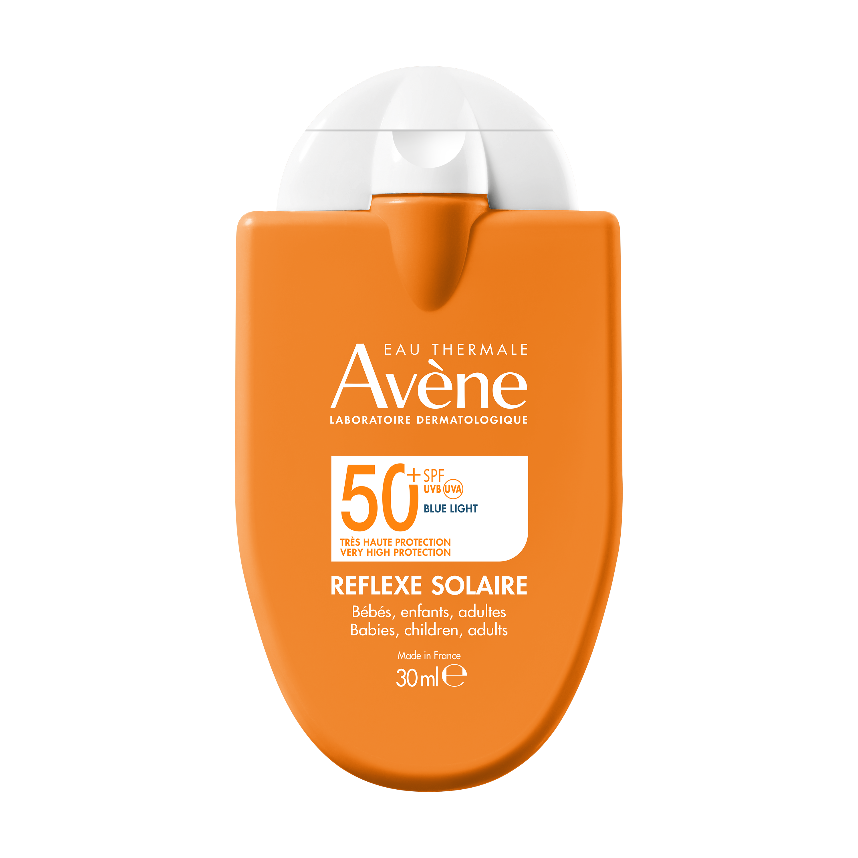 Solaire Reflexe 50+ UVB UVA Lumière Bleue HEV Peaux sensibles 30ml