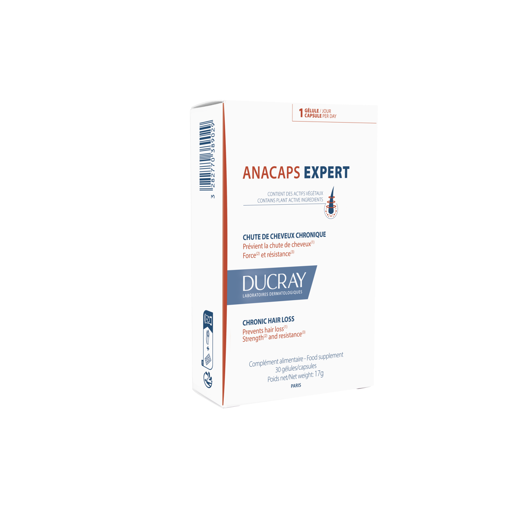 Anacaps Expert Chute De Cheveux Chronique Cure 1 Mois 30 Capsules