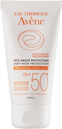 Crème Minérale Spf 50+ Peaux Intolérantes Eau Thermale Avene Le Tube De 50ml - vue 5