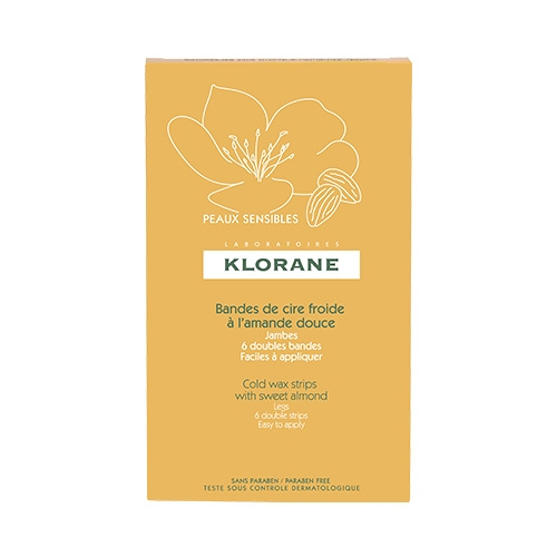 Bandes de cire froide à l'Amande douce x6
