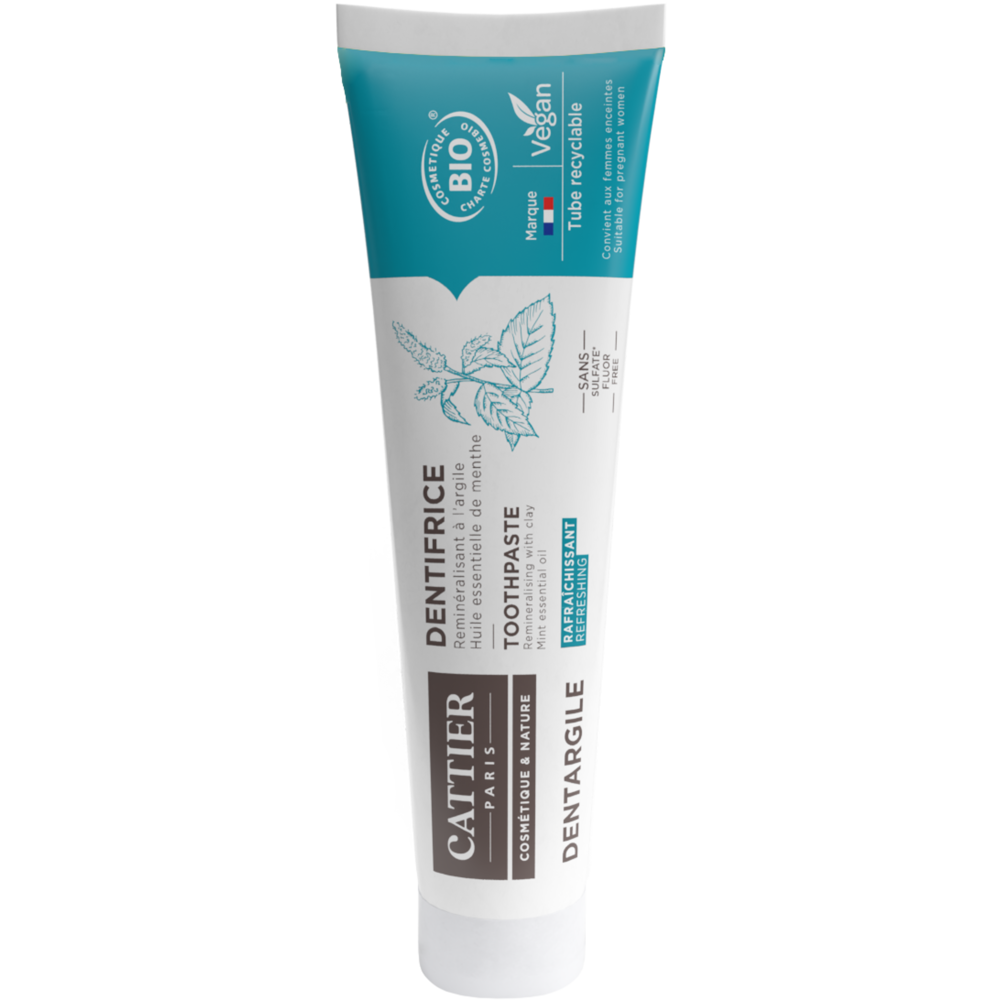 Dentargile dentifrice rafraîchissant bio 75ml