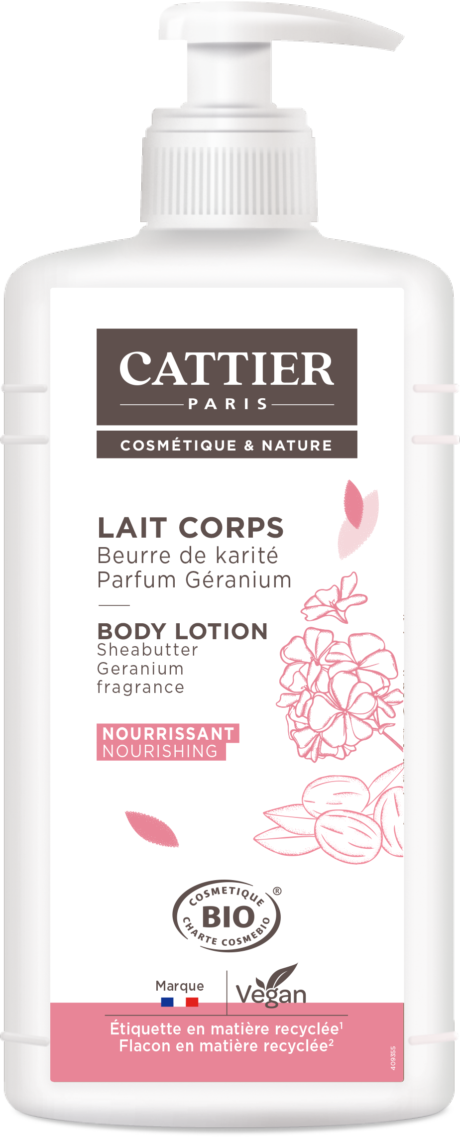 Lait corps beurre de Karité bio 500ml