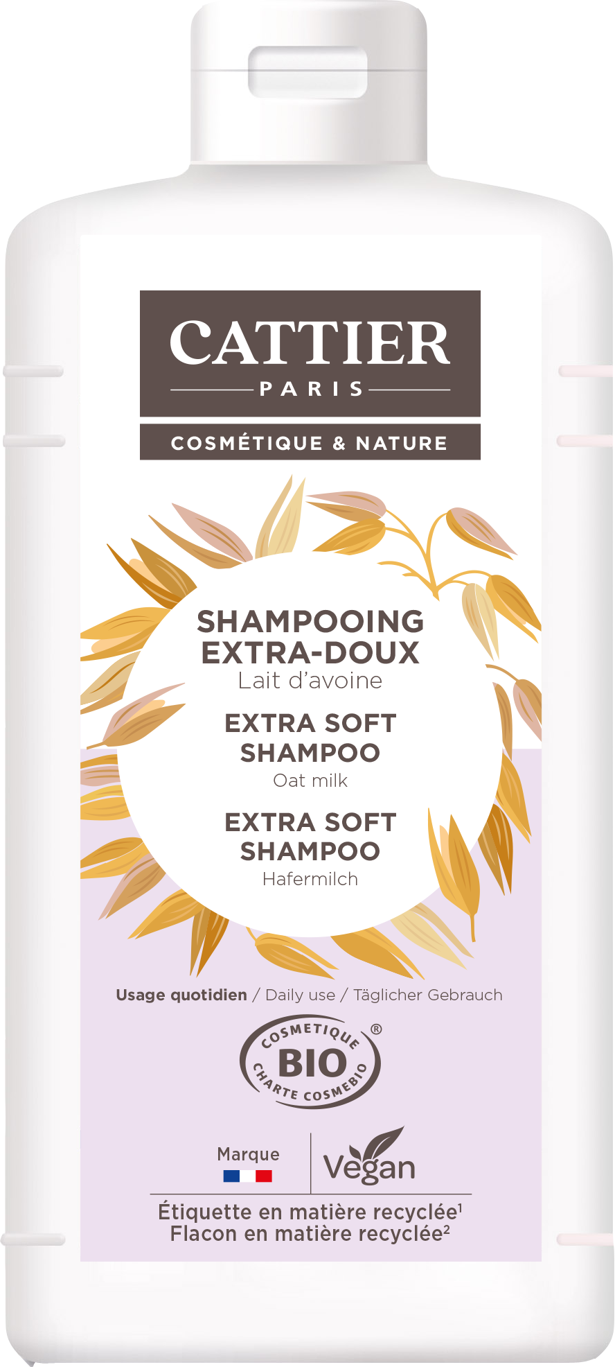 Shampooing extra doux bio 1l