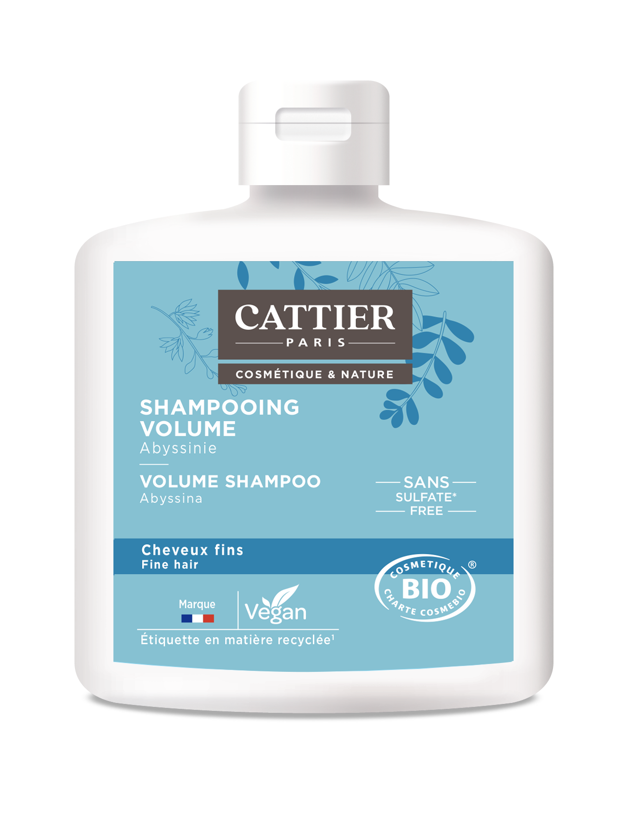 Shampooing volume cheveux fins bio 250ml