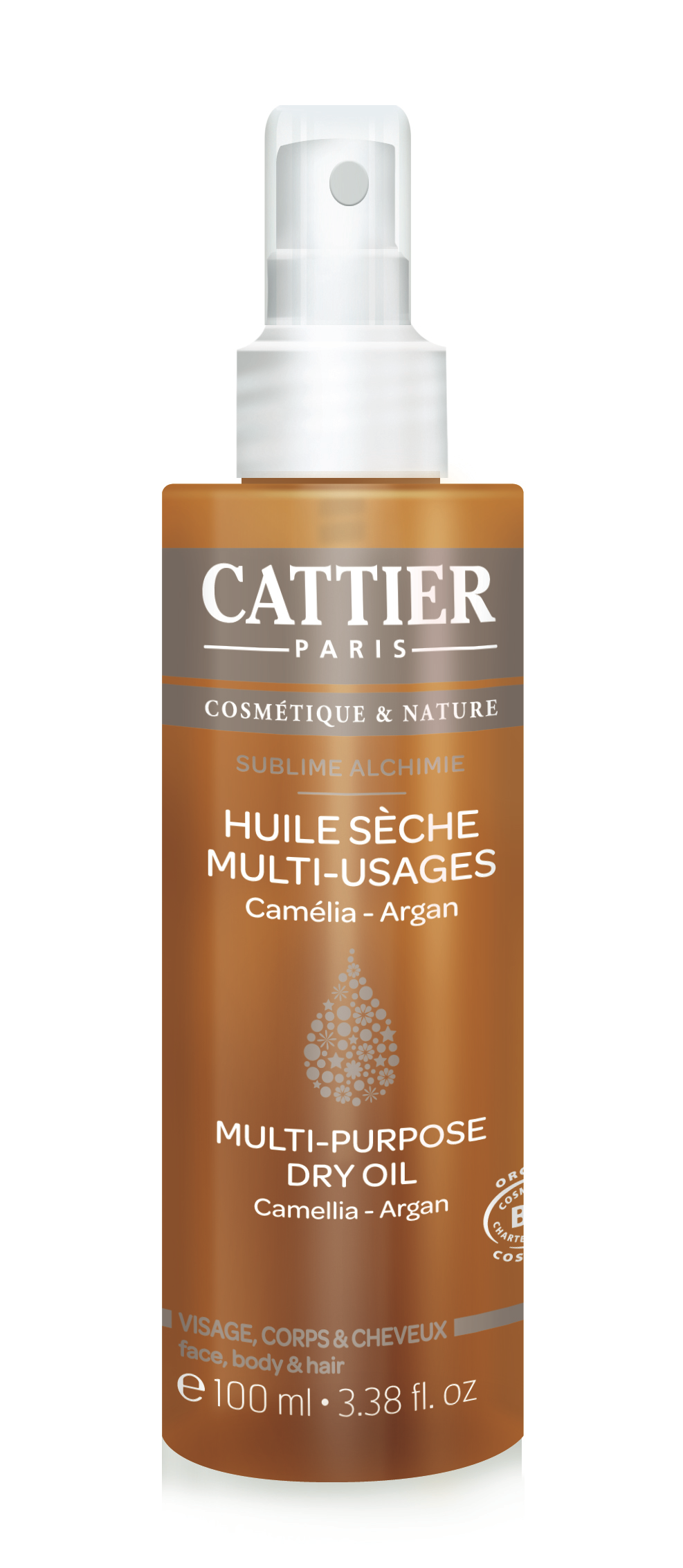 Huile sèche multi-usage bio 100ml