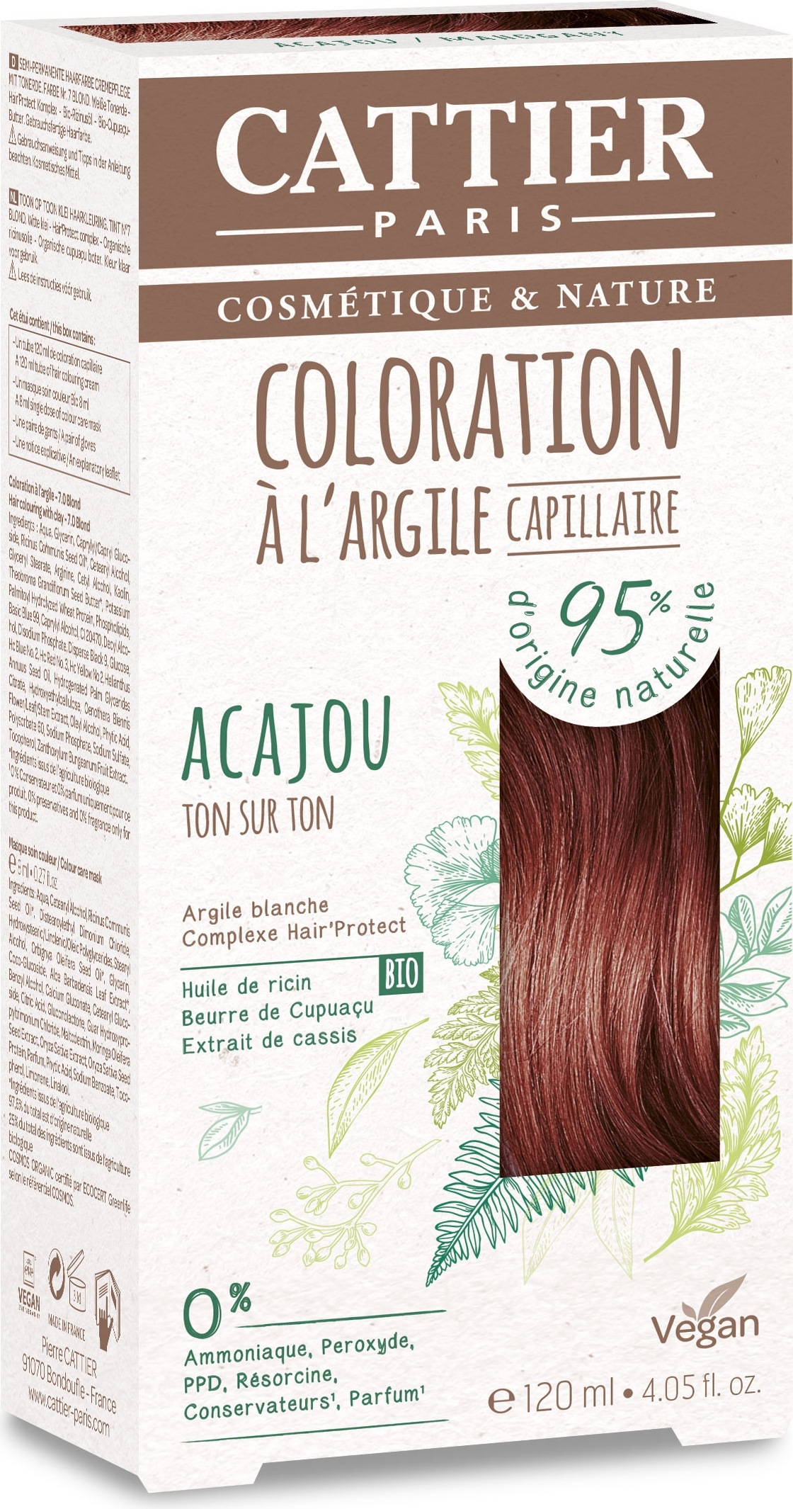 Coloration acajou 120ml