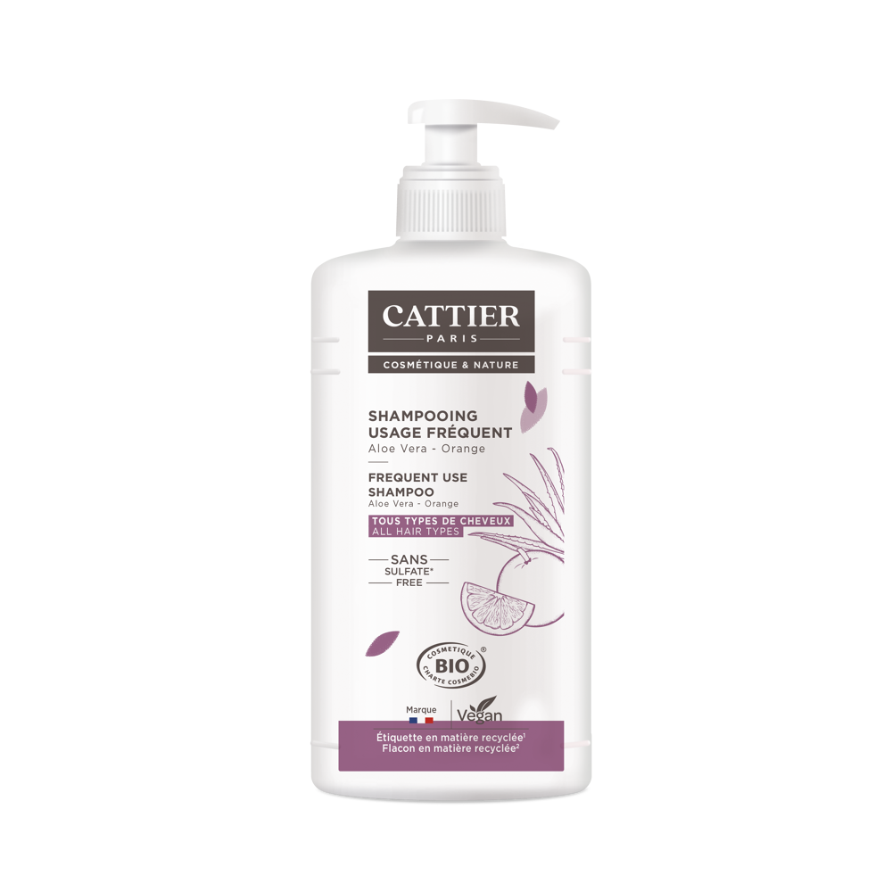 Shampooing Usage fréquent sans sulfates bio 500ml