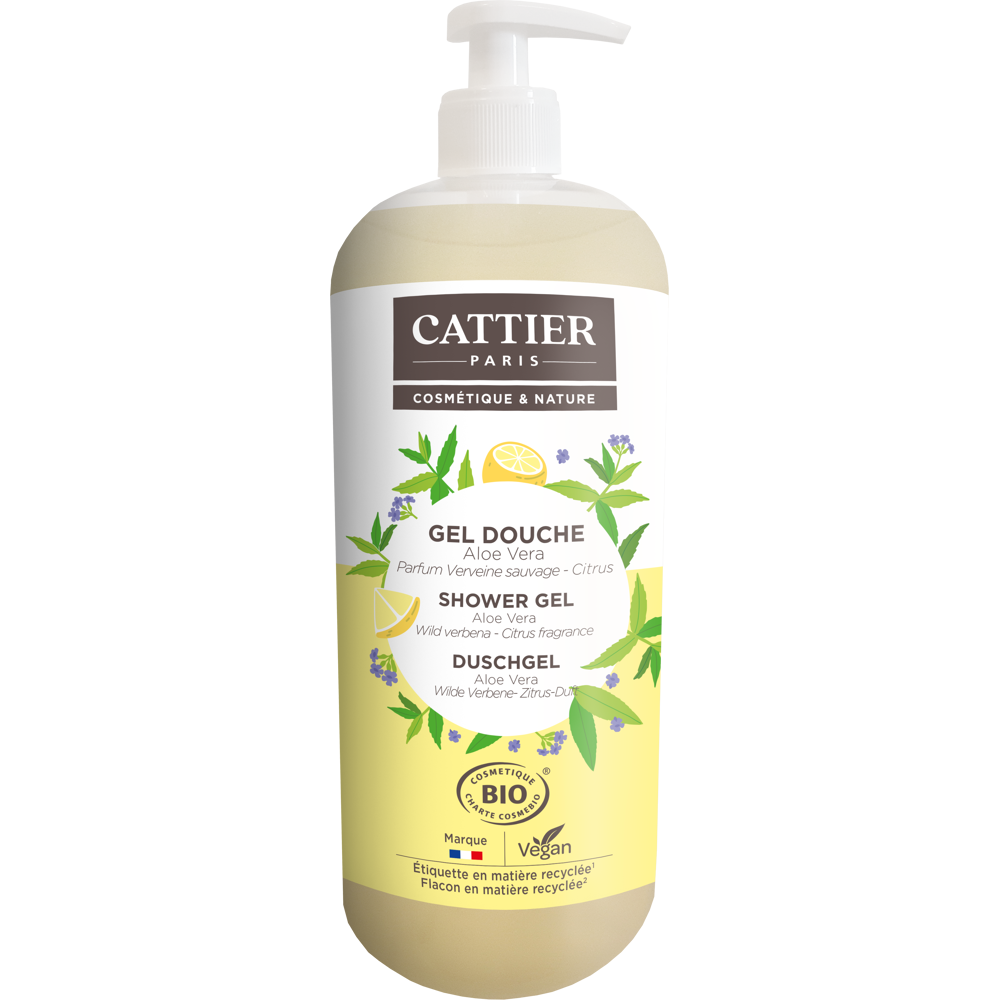 Gel Douche Verveine Sauvage Citrus bio 1 L