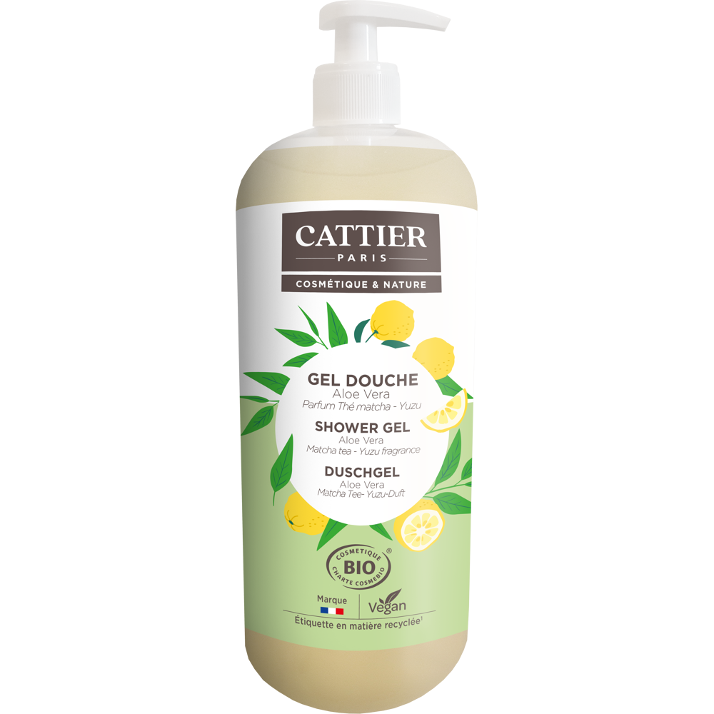 Gel Douche Thé Matcha Yuzu Bio 1 L
