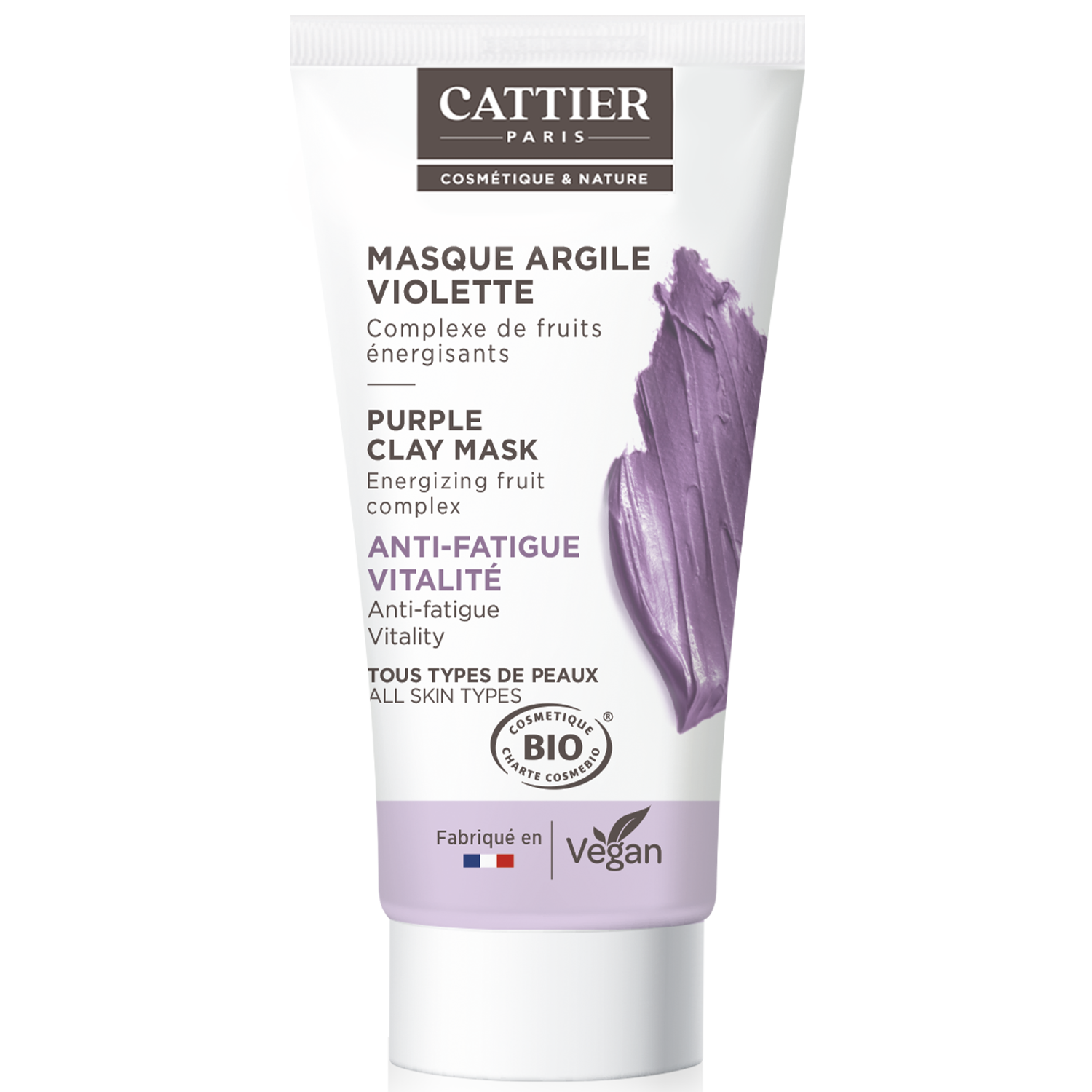 Masque argile violette - 30 ml