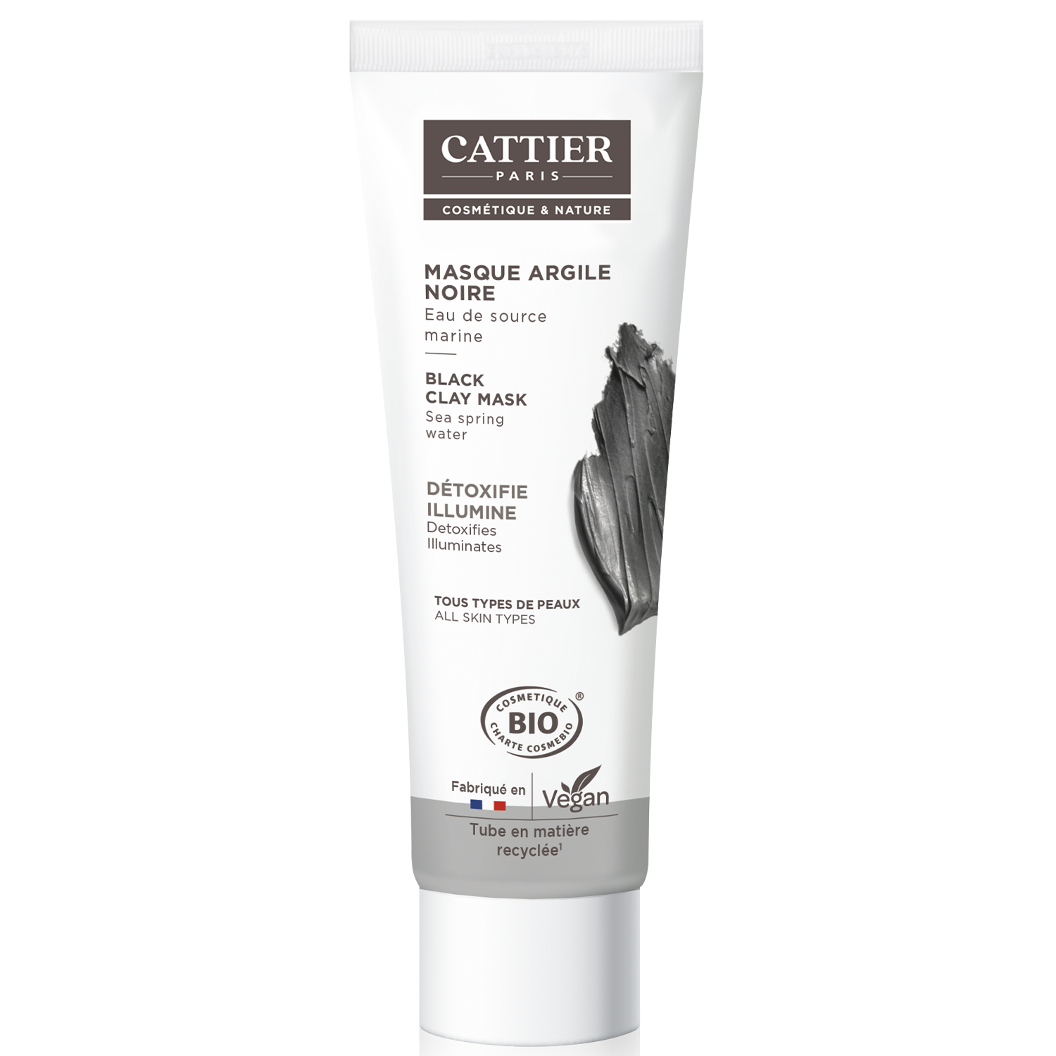 Masque argile noire - 100 ml