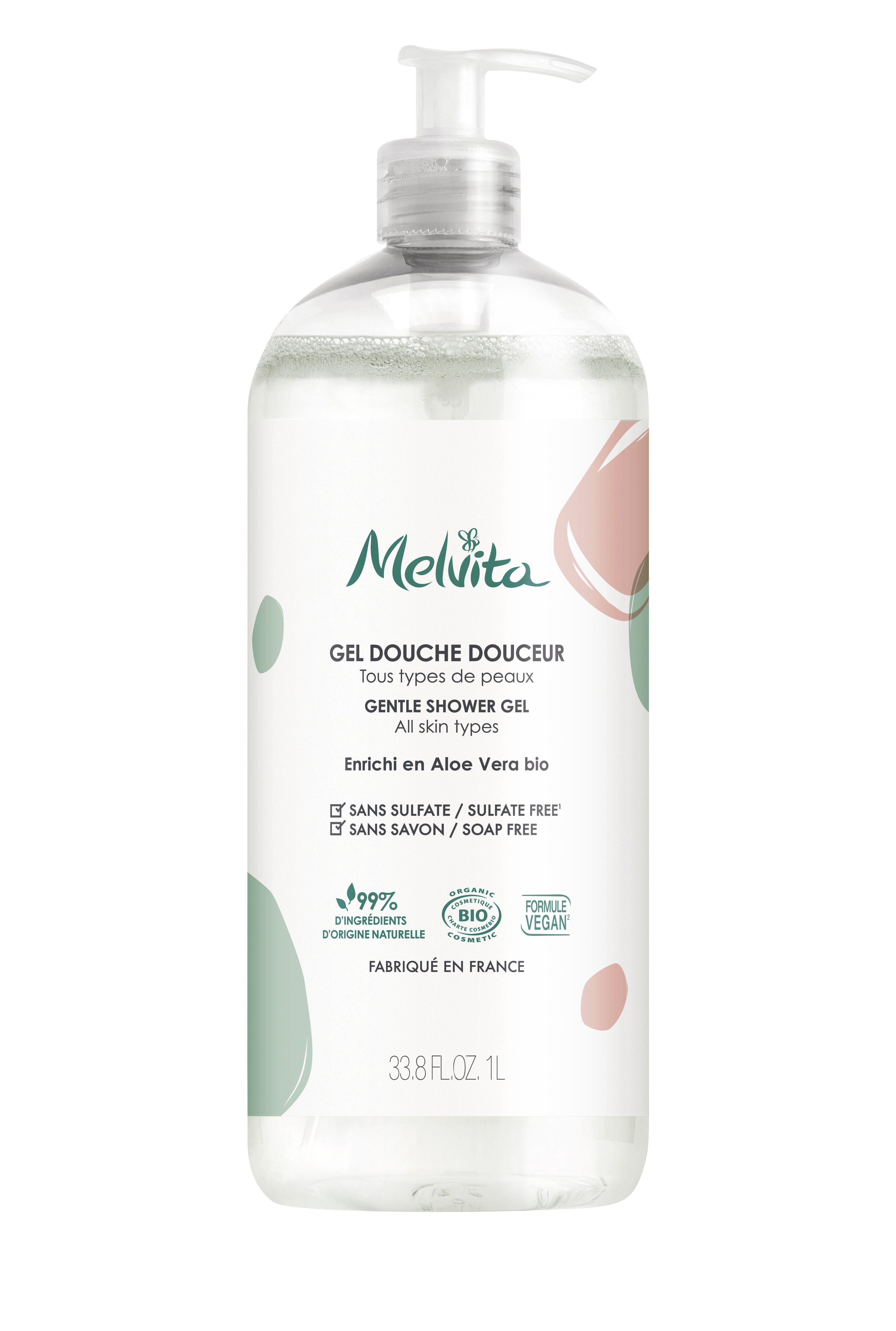 Gel douche rechargeable, Bio 1L