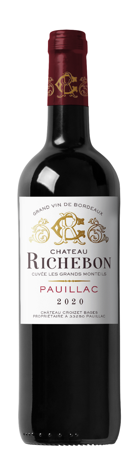 Château Richebon Les Grands Monteils, 2020 - Pauillac AOP - Rouge - 75 cl