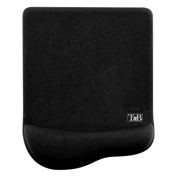 Tapis de souris ergonomique gel antimicrobien noir T'nB