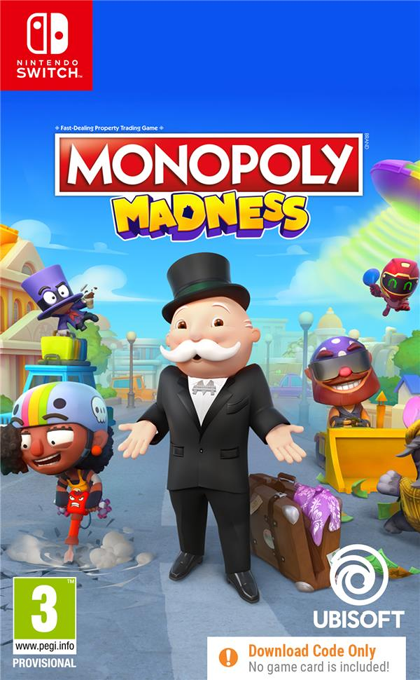 Monopoly Madness (Code in a Box) (SWITCH)