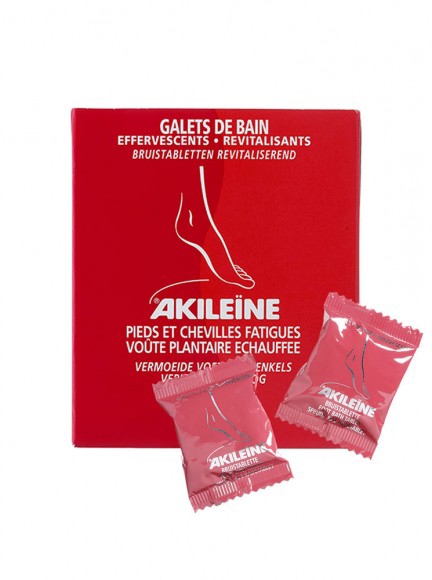 Akileïne galets de bain effervescents-revitalisants x6