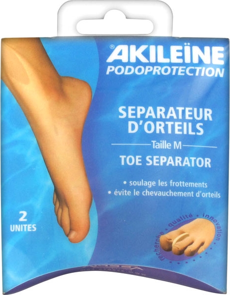 Podoprotection séparateur d'orteils 2 séparateurs - taille : m