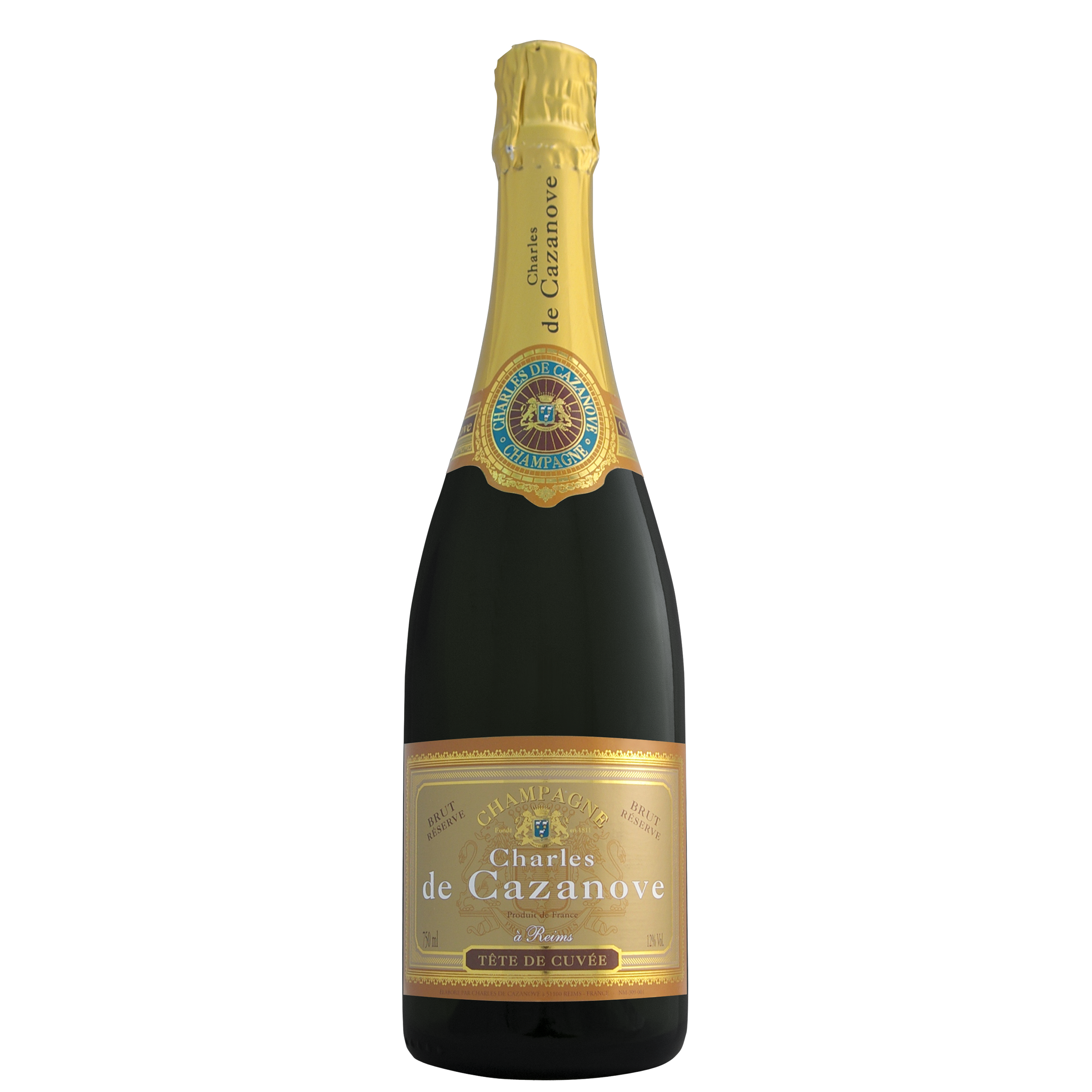 Champagne Charles de Cazanove Réserve - Brut - 75 cl