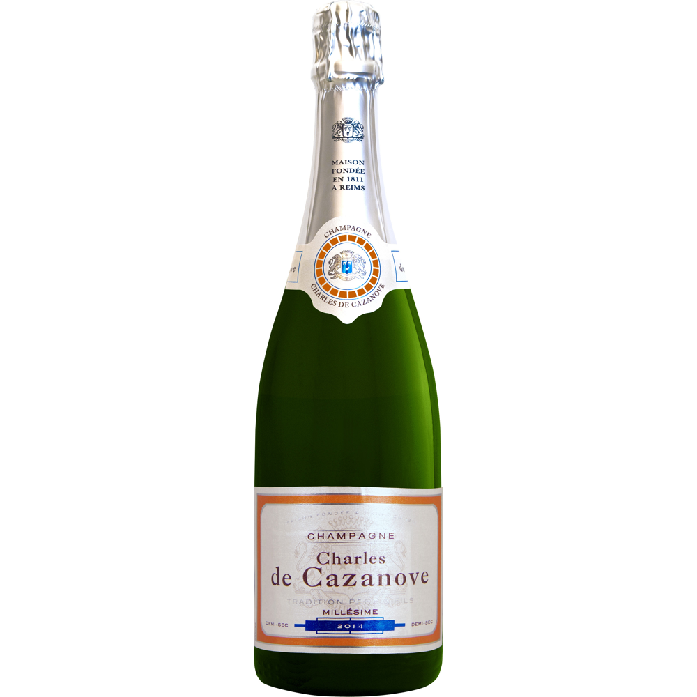 Champagne Charles de Cazanove - Demi-sec, 2014 - 75 cl