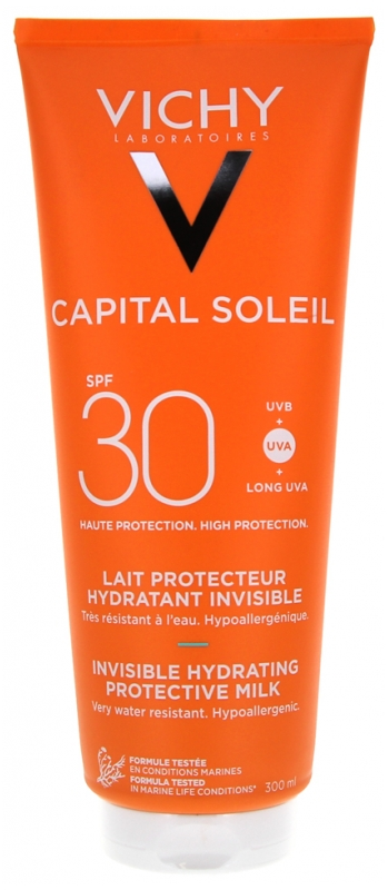 Capital Soleil Lait protecteur fraîcheur SPF30 300ml
