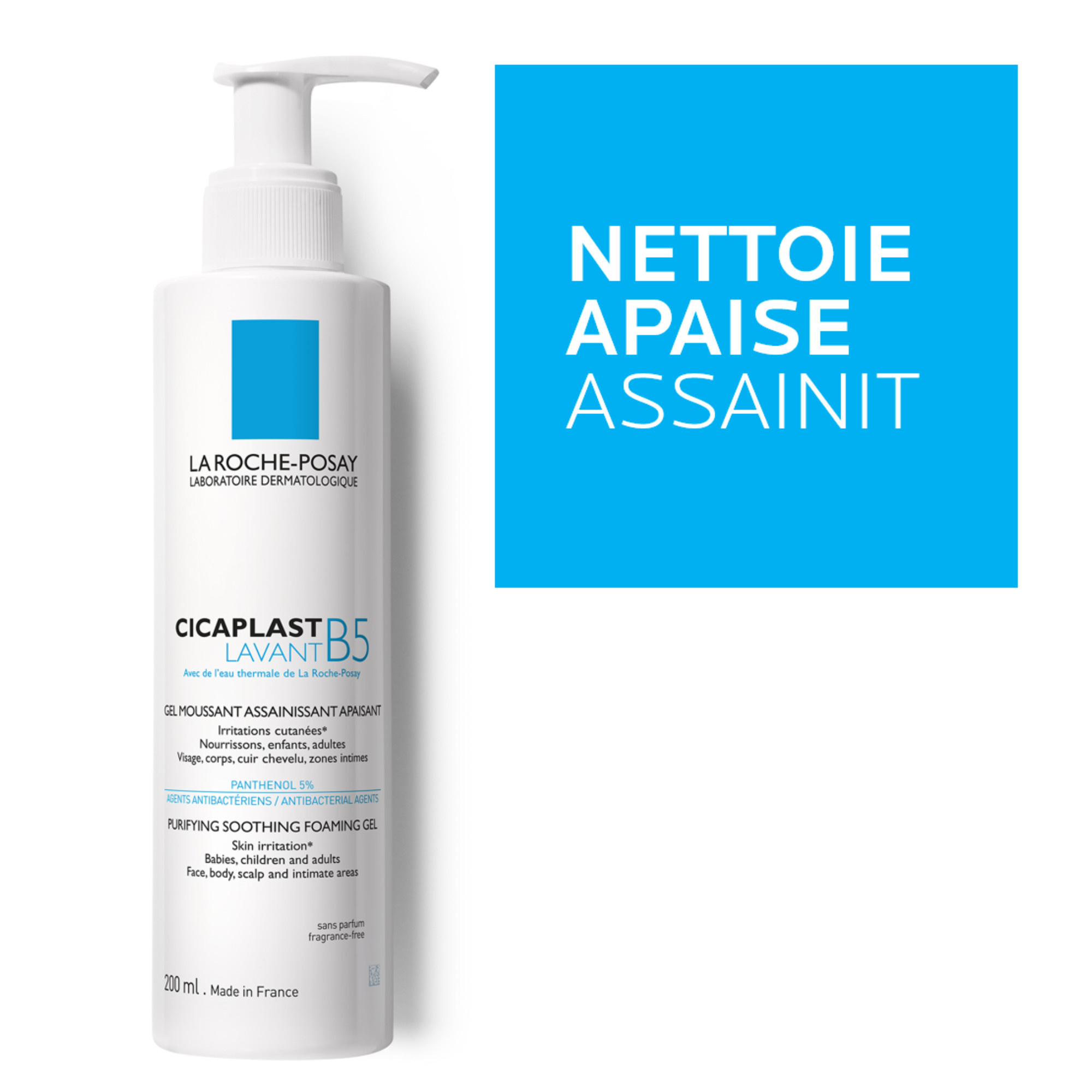 Cicaplast Lavant B5 gel moussant assainissant apaisant 200 ml - vue 6