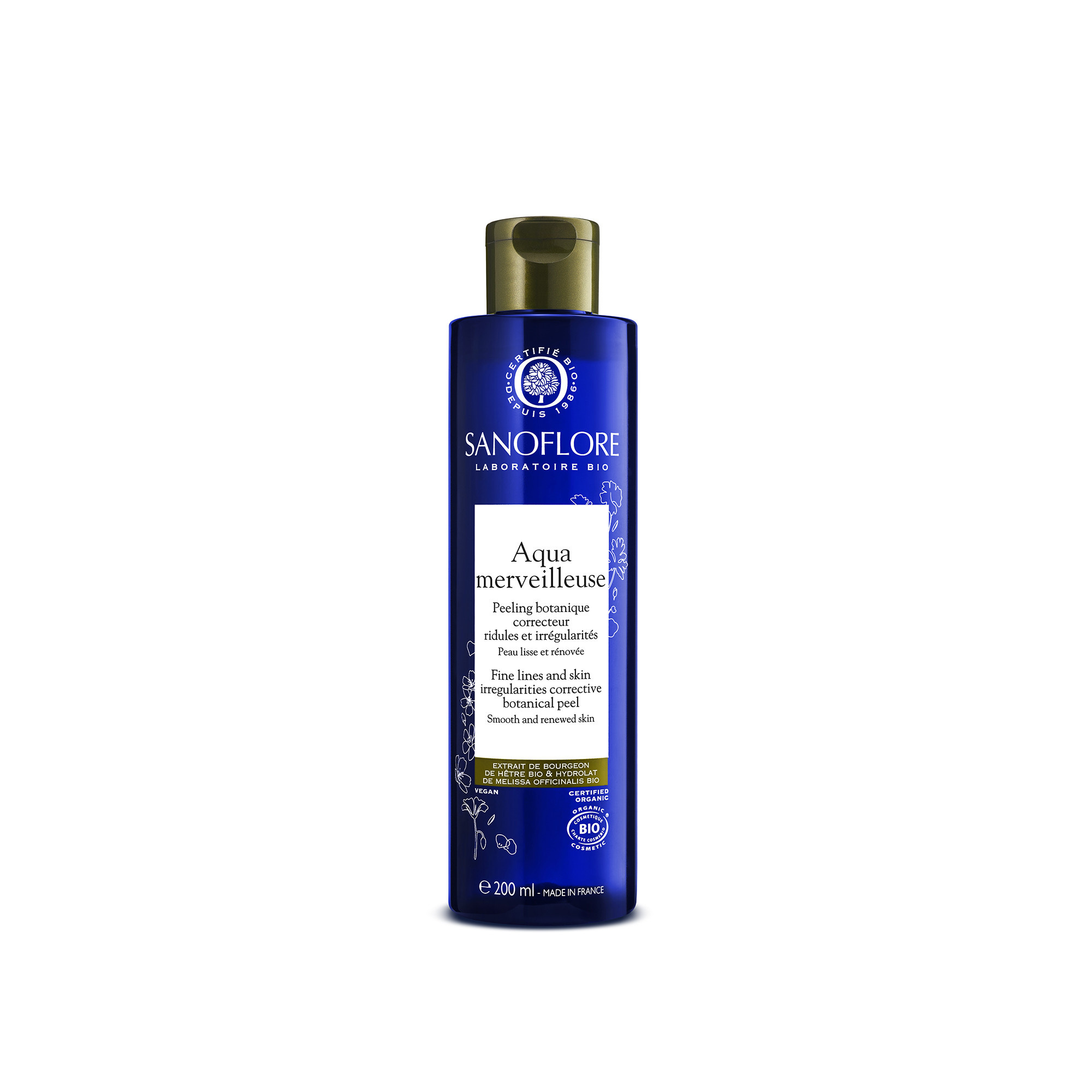 Aqua Merveilleuse peeling botanique régénérant bio 200ml