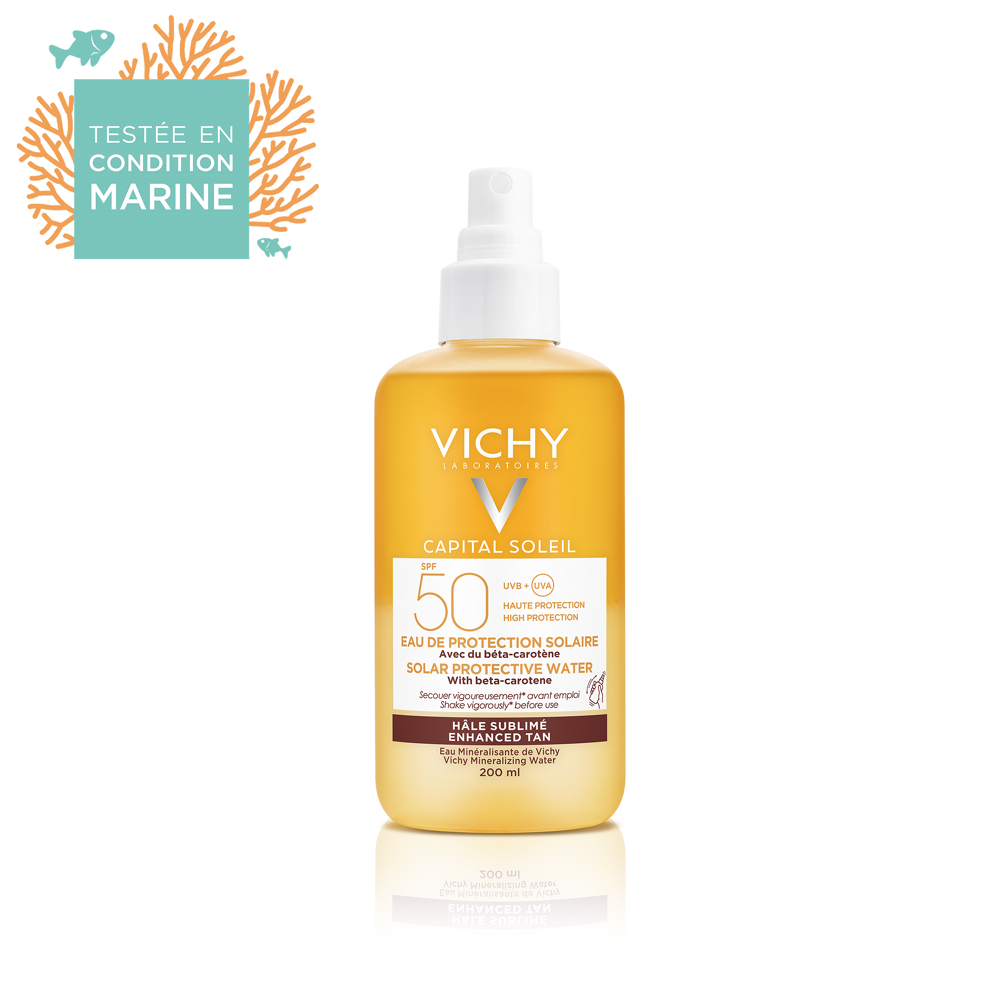 Capital Soleil Eau de Protection Solaire Hâle Sublimé SPF50 200 ml