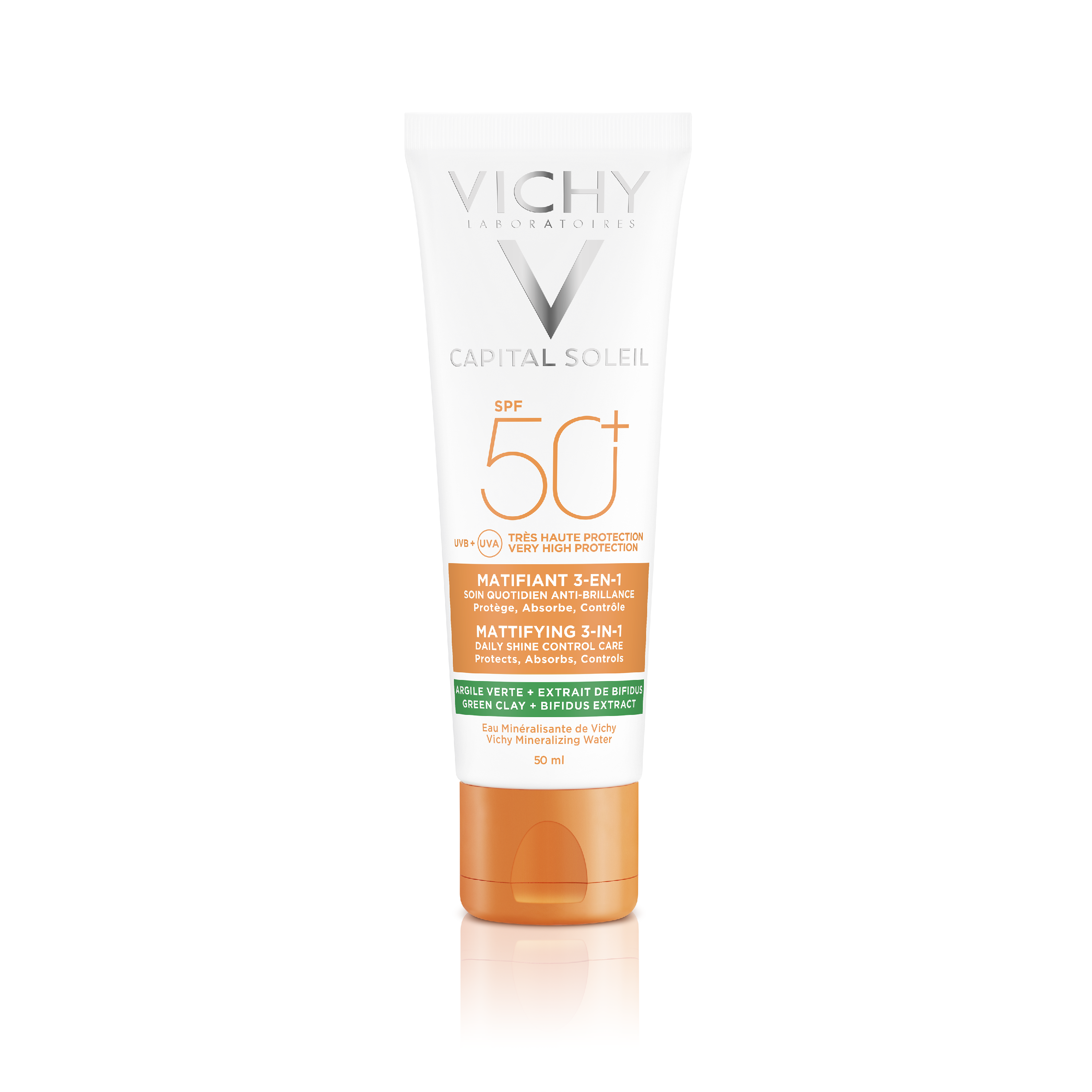 Capital Soleil Matifiant 3en1 SPF50+ 50 ml