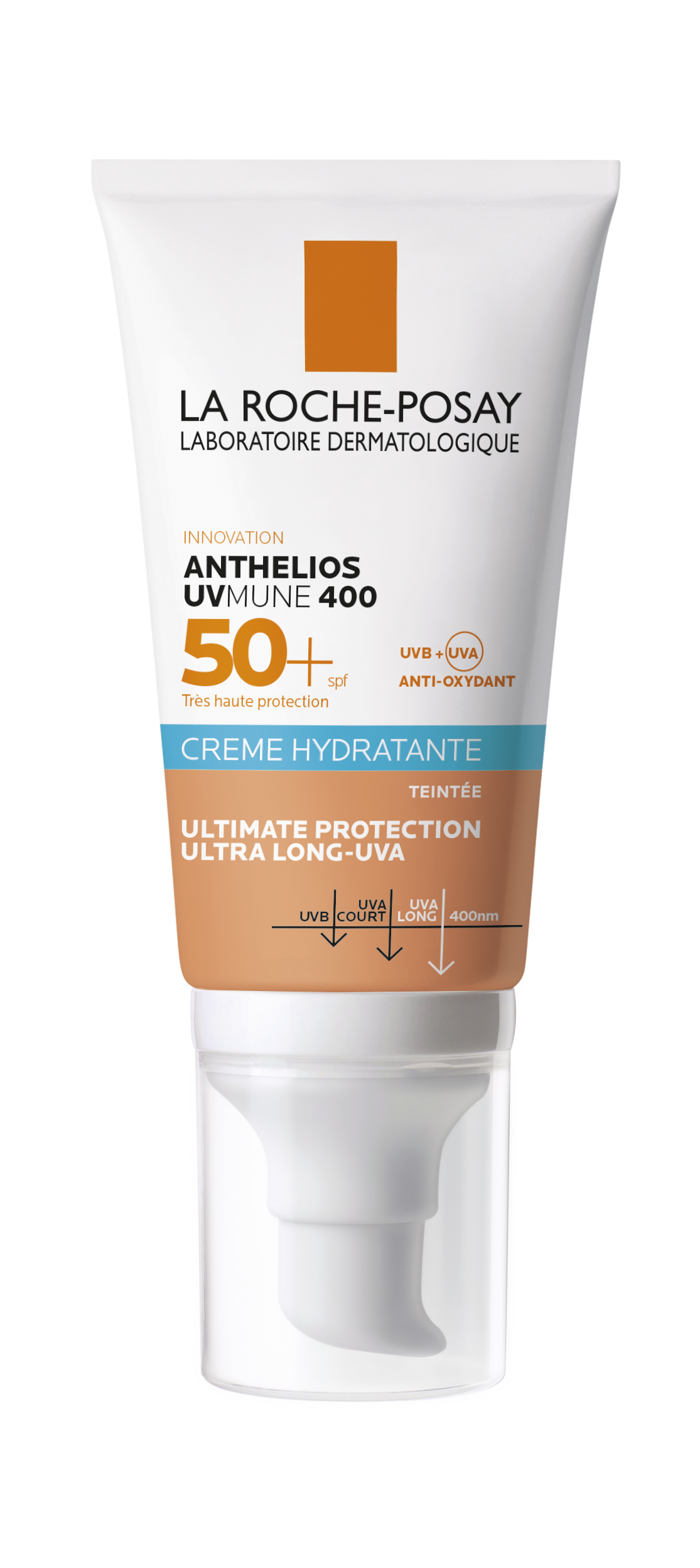 Crème Solaire Spf50+ Anthelios Teintée La Roche posay Le Tube De 50ml
