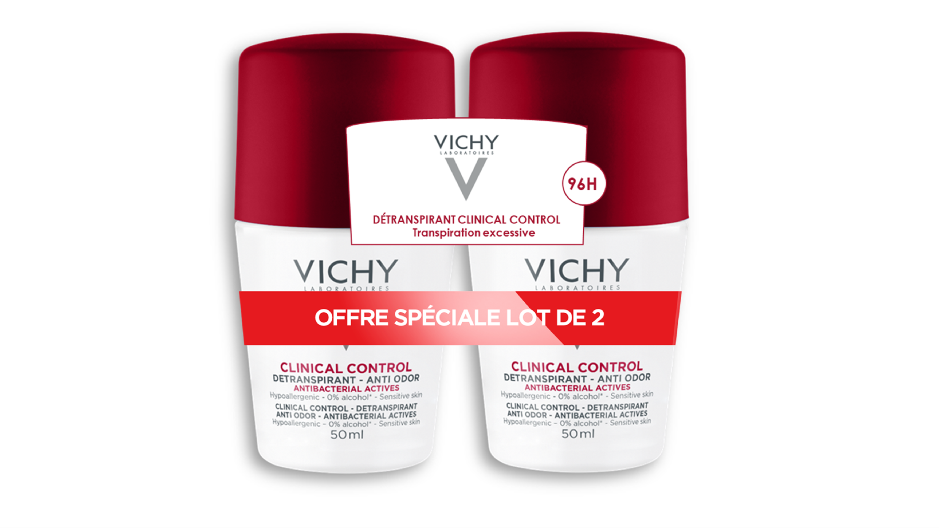 Lot Deodorant Clinical Control 96h Roll-On