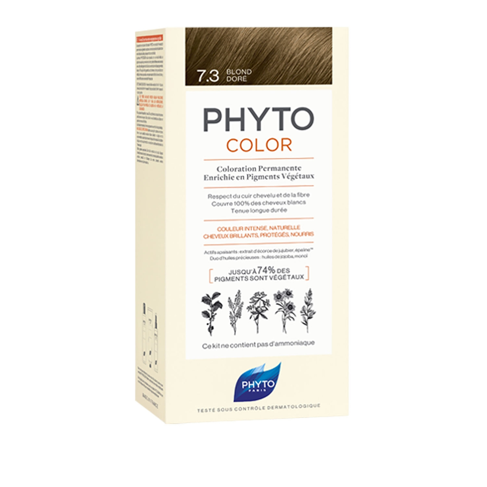 Phytocolor coloration permanente 7,3- blond doré