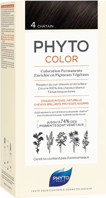 Phytocolor coloration permanente 4 chatain