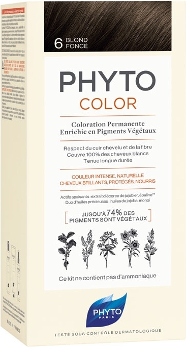Phytocolor coloration permanente- teinte 6 blond foncé