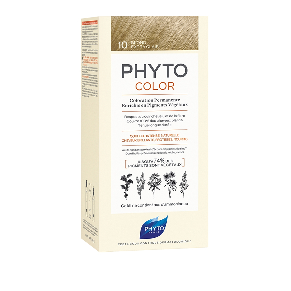 Phytocolor 10 Blond Extra Clair Kit De Coloration