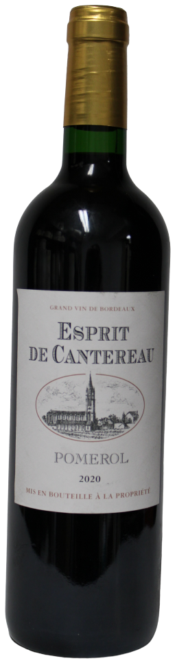 Esprit De Cantereau, 2020 - Pomerol AOP - Rouge - 75 cl