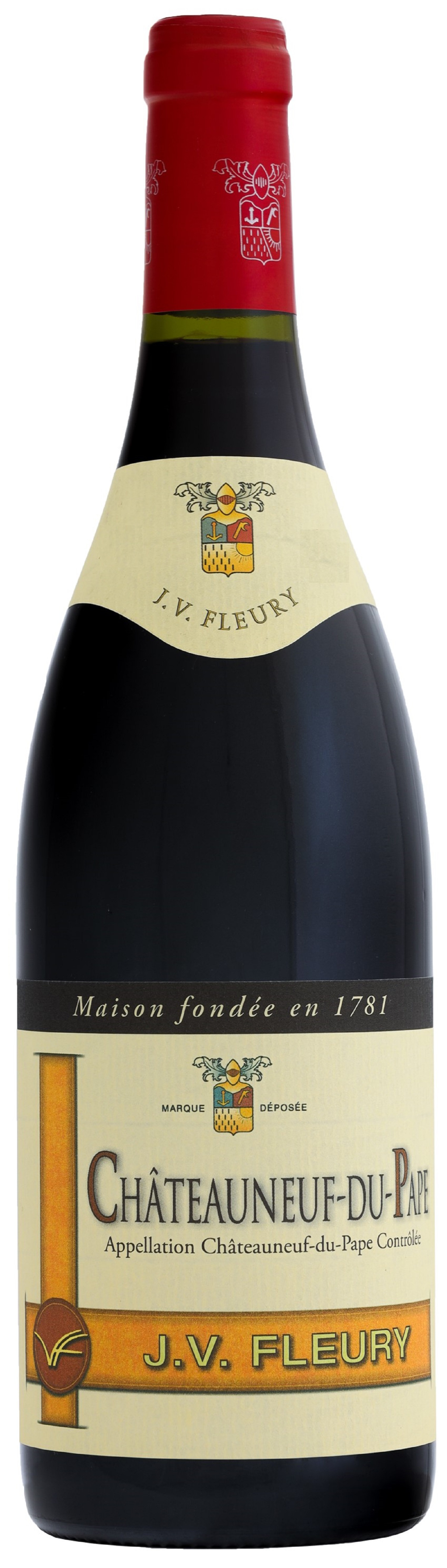 J.V. Fleury, 2019 - Châteauneuf-du-Pape AOP - Rouge - 75 cl