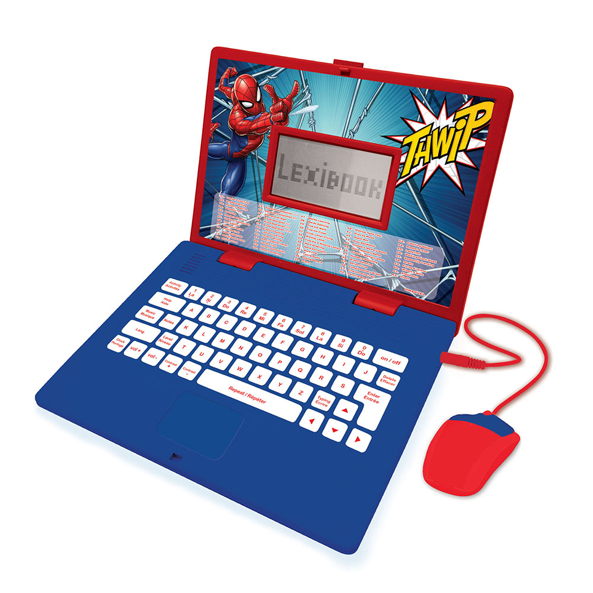 Ordinateur éducatif Spider-Man – 124 activités (Français/Anglais)